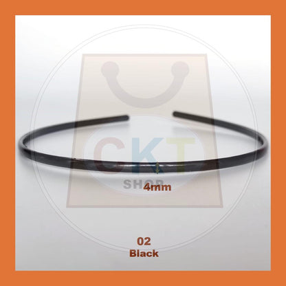 Hairband Plastic Black Headband Cekak Rambut Hitam Hair Band Female Male Unisex Black Hitam Premium Plastic Casual Daily Retro