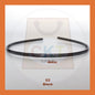 Hairband Plastic Black Headband Cekak Rambut Hitam Hair Band Female Male Unisex Black Hitam Premium Plastic Casual Daily Retro