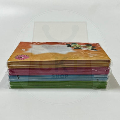 Rose Queen Envelope 3.5" x 6.5" (25Pieces/Packet) | Flower Envelope | Weeding Envelope | Sampul Surat Bunga Office Stationery