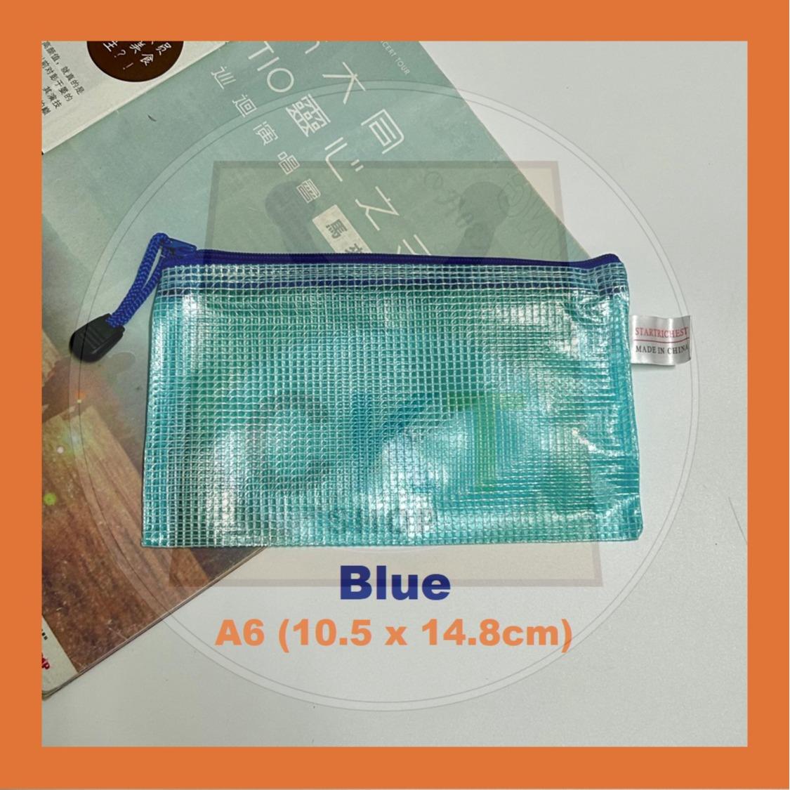 Fail Zip Berwarna A6 B5 Fail Berzip Zipper File Pouch Stationery Office School Pelajar Pejabat Murah Berguna