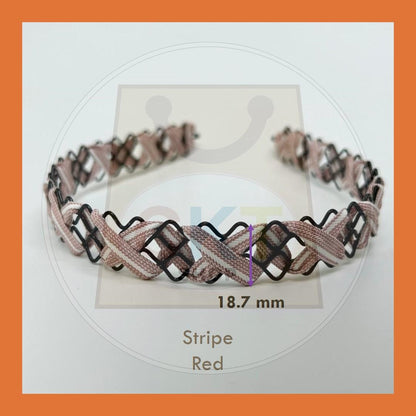 Women Men Unisex Black Hair Band Hairband Steel Metal Cekak Rambut Hitam Besi Gulung Spring Hair Band
