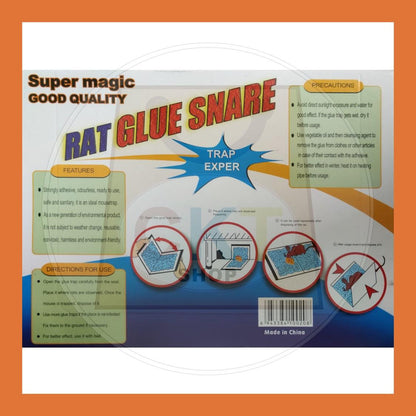 Mouse & Rat Sticky Glue Trap Boards for Pest Control Rat Glue Board Tikus Papan Pelekat Gum tikus Rat Glue Snare