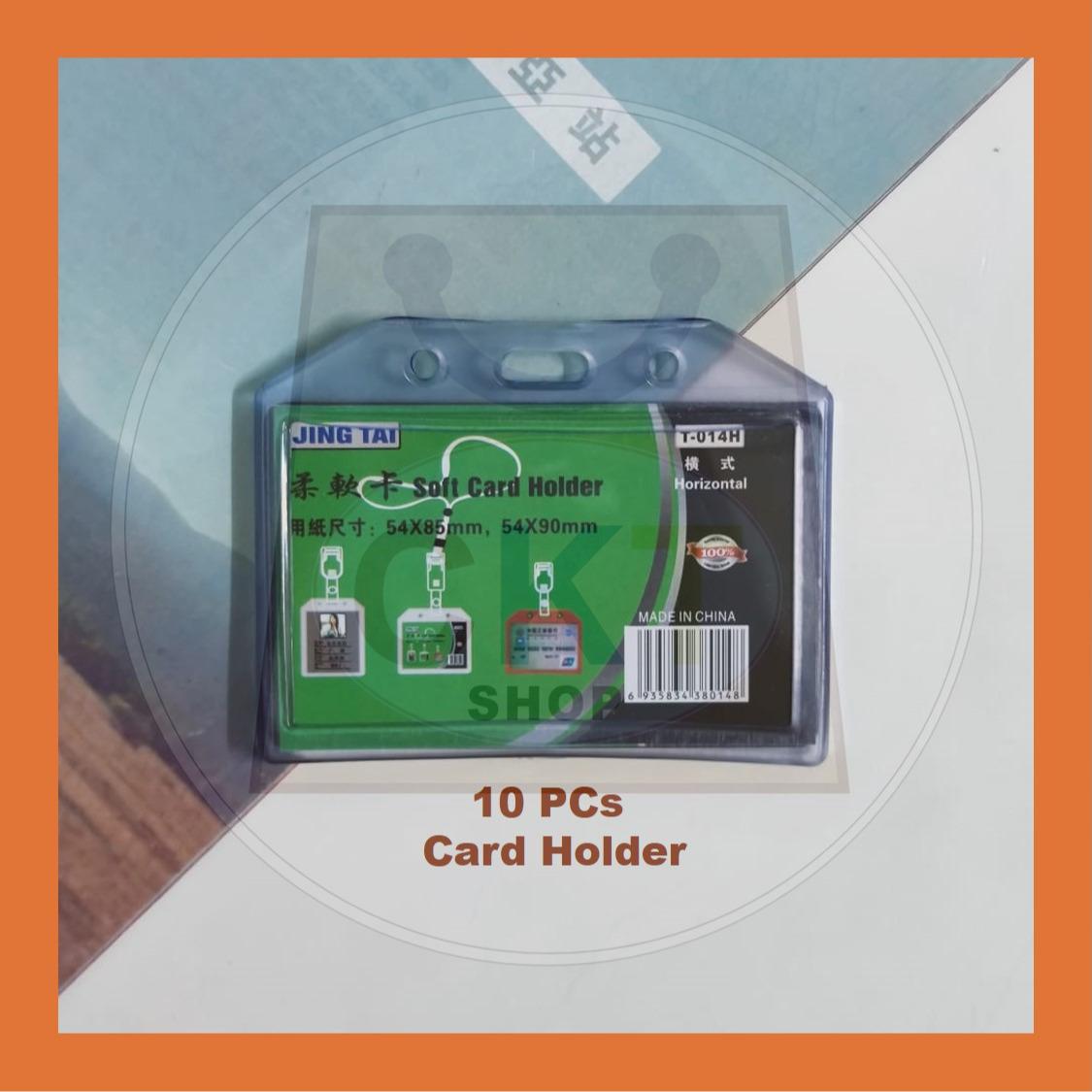 Wholesale Borong Soft PVC Card Holder Transparent Badge Holder Name Tag Badge ID IC Exhibition Pass Silicone Conference Event Pass