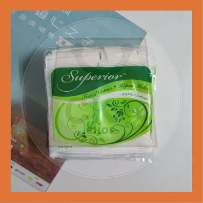 Superior Facial Cotton / Kapas Muka 100pads/pack