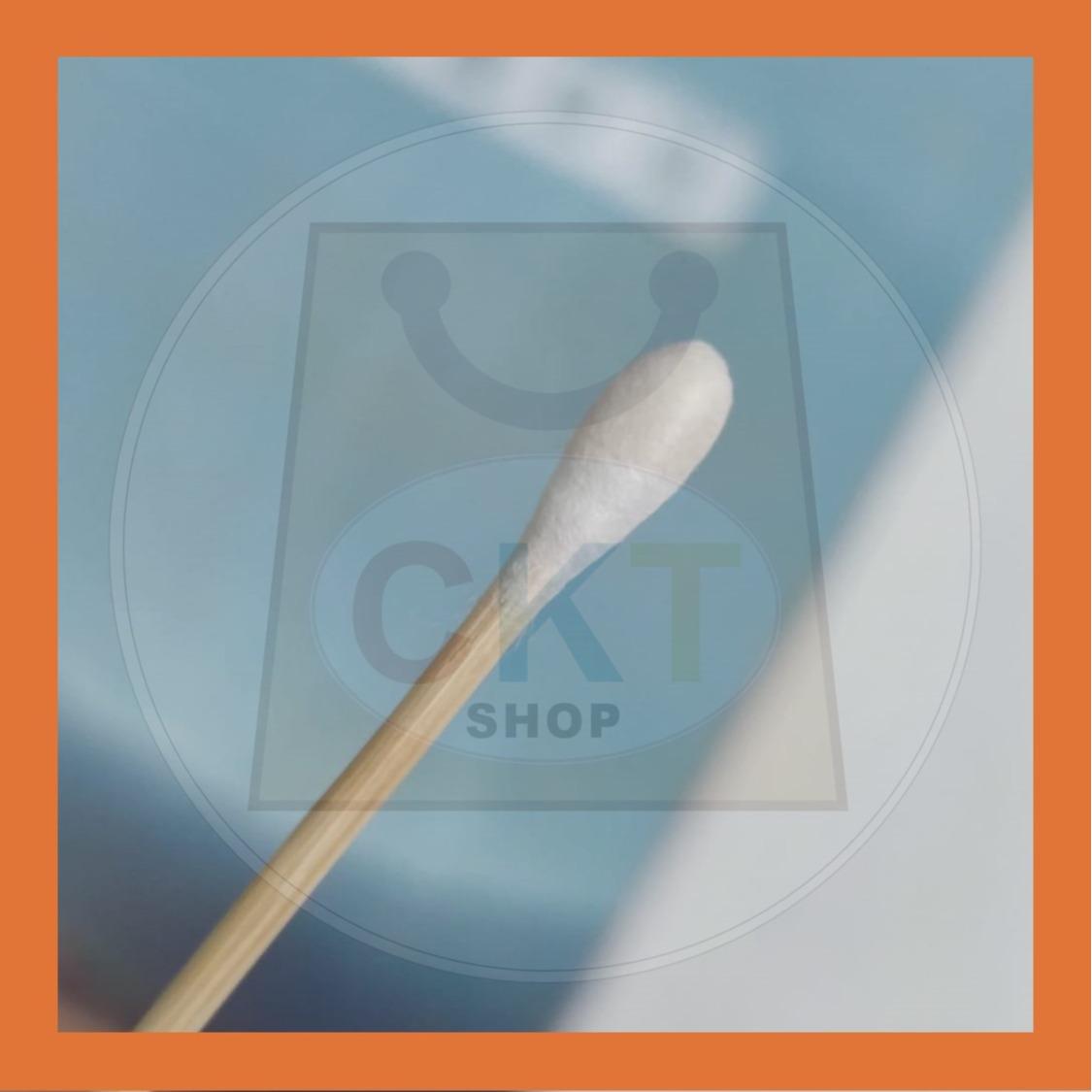 Cotton Buds Cotton Swabs Medical Ear Cleaning Wood Sticks 120PCs Kapas Pembersih Telinga [READY STOCK]