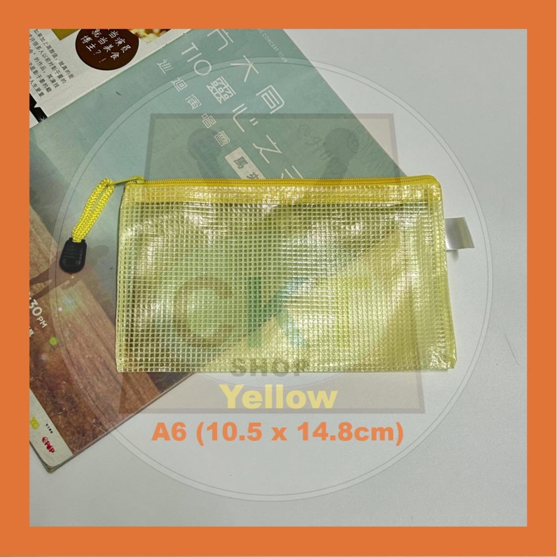 Fail Zip Berwarna A6 B5 Fail Berzip Zipper File Pouch Stationery Office School Pelajar Pejabat Murah Berguna