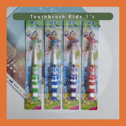 Bomei Kids Flexible Toothbrush Ultra Fine Bristles Dental Toothbrush Berus Gigi Tooth Brush  [READY STOCK]