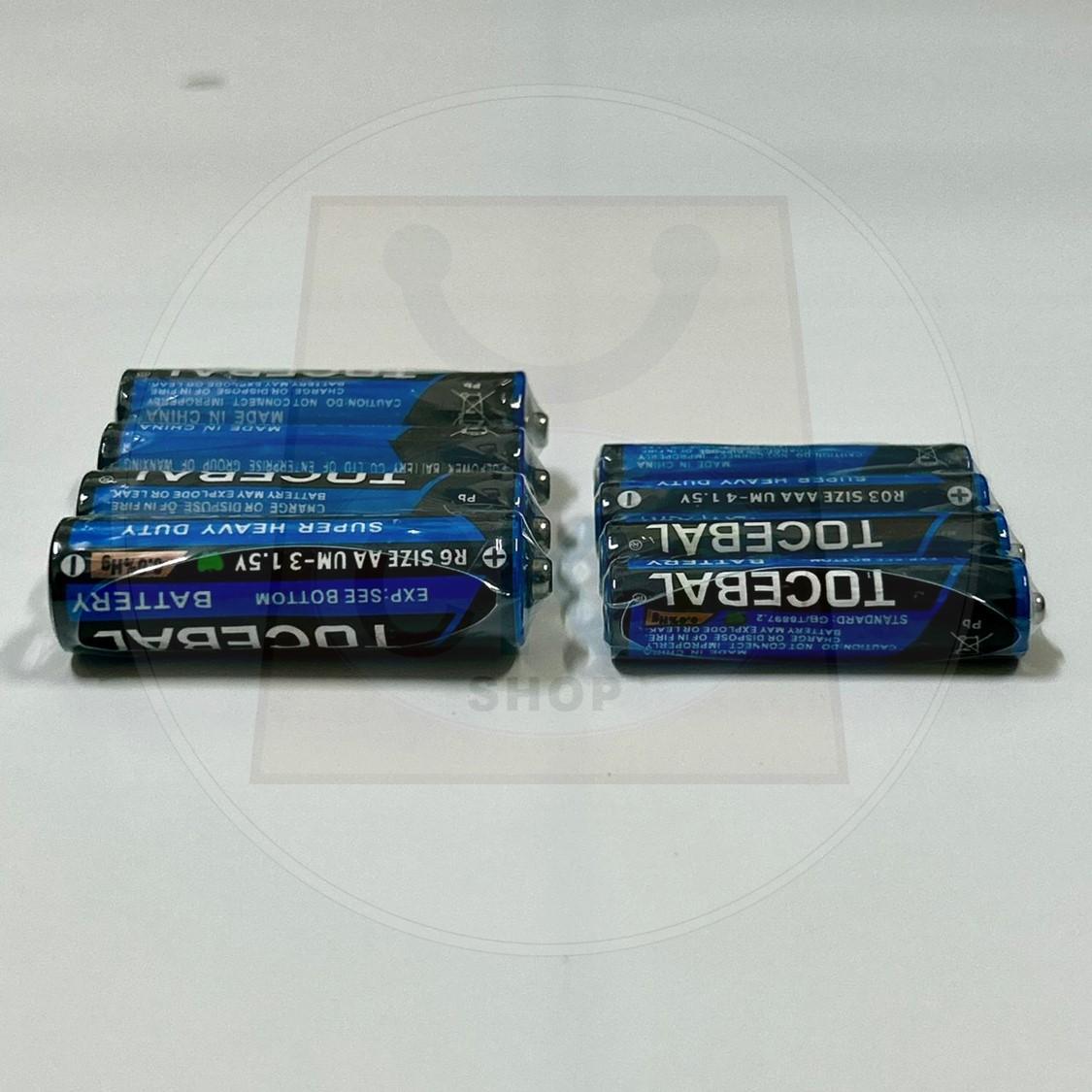 AA AAA Battery VTEC Extra Heavy Duty Bateri AA Kuasa Tinggi VTEC Battery TOCEBAL Bateri TOCEBAL