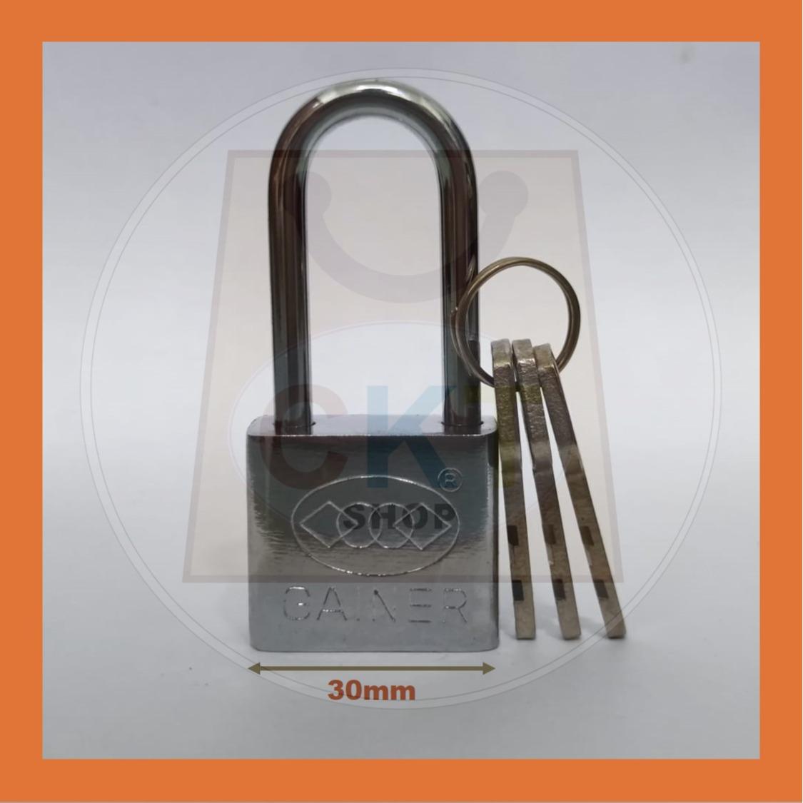 [READY STOCK] Gainer Security Padlock / Silver Lock / Mangga Kunci /  30mm 40mm 50mm 60mm 70mm