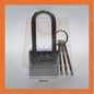 [READY STOCK] Gainer Security Padlock / Silver Lock / Mangga Kunci /  30mm 40mm 50mm 60mm 70mm