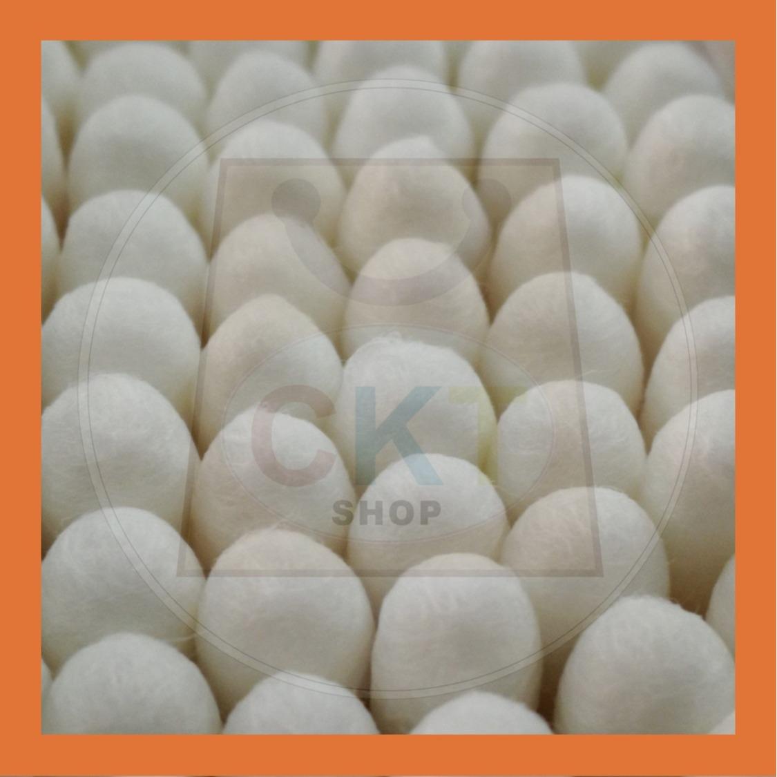 Cotton Buds Cotton Swabs Medical Ear Cleaning Wood Sticks 120PCs Kapas Pembersih Telinga [READY STOCK]