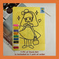 Colourful Scratch Art Card Diy Party Gift Card DIY Children Fun Art Kid DIY Art Craft Kraf Tangan
