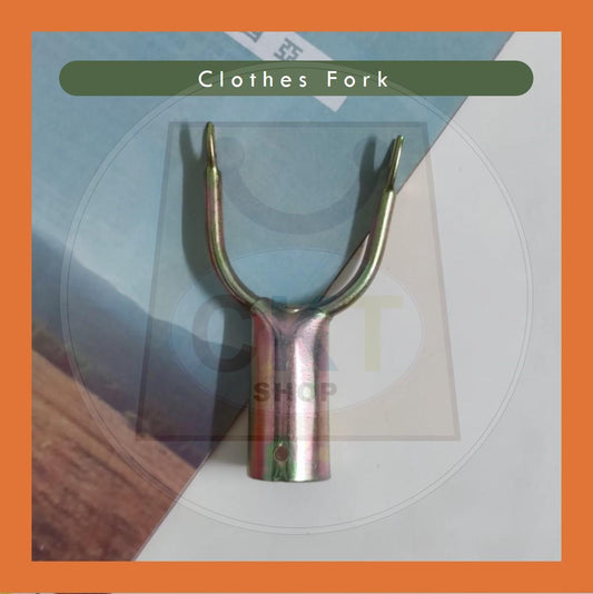 Clothes Fork Galah Jemuran Baju Garpu Baju Besi Y Gantung Cangkuk Baju Ceiling Y Mata Pengait Baju Mata Tongkat