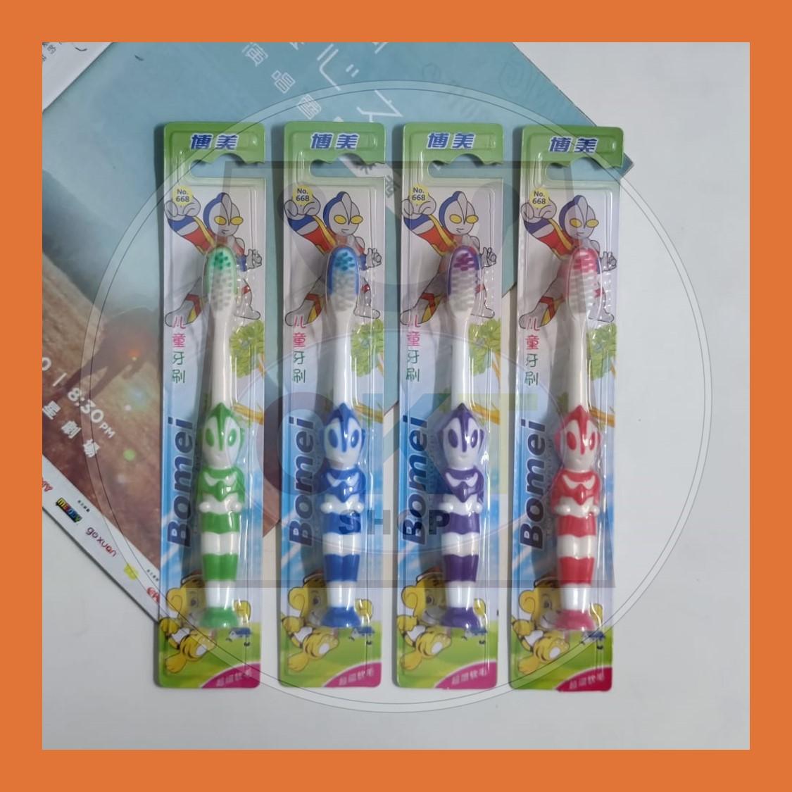 Bomei Kids Flexible Toothbrush Ultra Fine Bristles Dental Toothbrush Berus Gigi Tooth Brush  [READY STOCK]