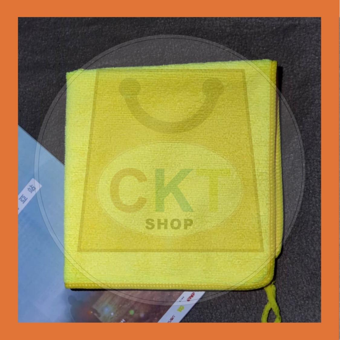 [READY STOCK] 40x40cm Car Cleaning Towel Plush Microfiber Wash Auto Care Wax Polishing Cloth Car Home Living Clean Wash