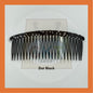 Invisible Headband Comb Black Head Pin Crown Baby Hair Non-Slip Bridal Penganting Rambut Sikat
