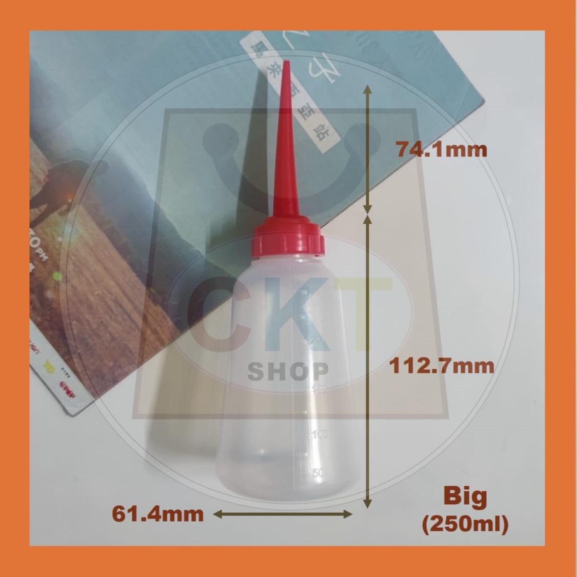 Plastic Squeeze Oil Filter Bottle Botol Sos Kicap Minyak Singer Oil Drop Bottle Gel Oil Squeeze Oil Dispenser