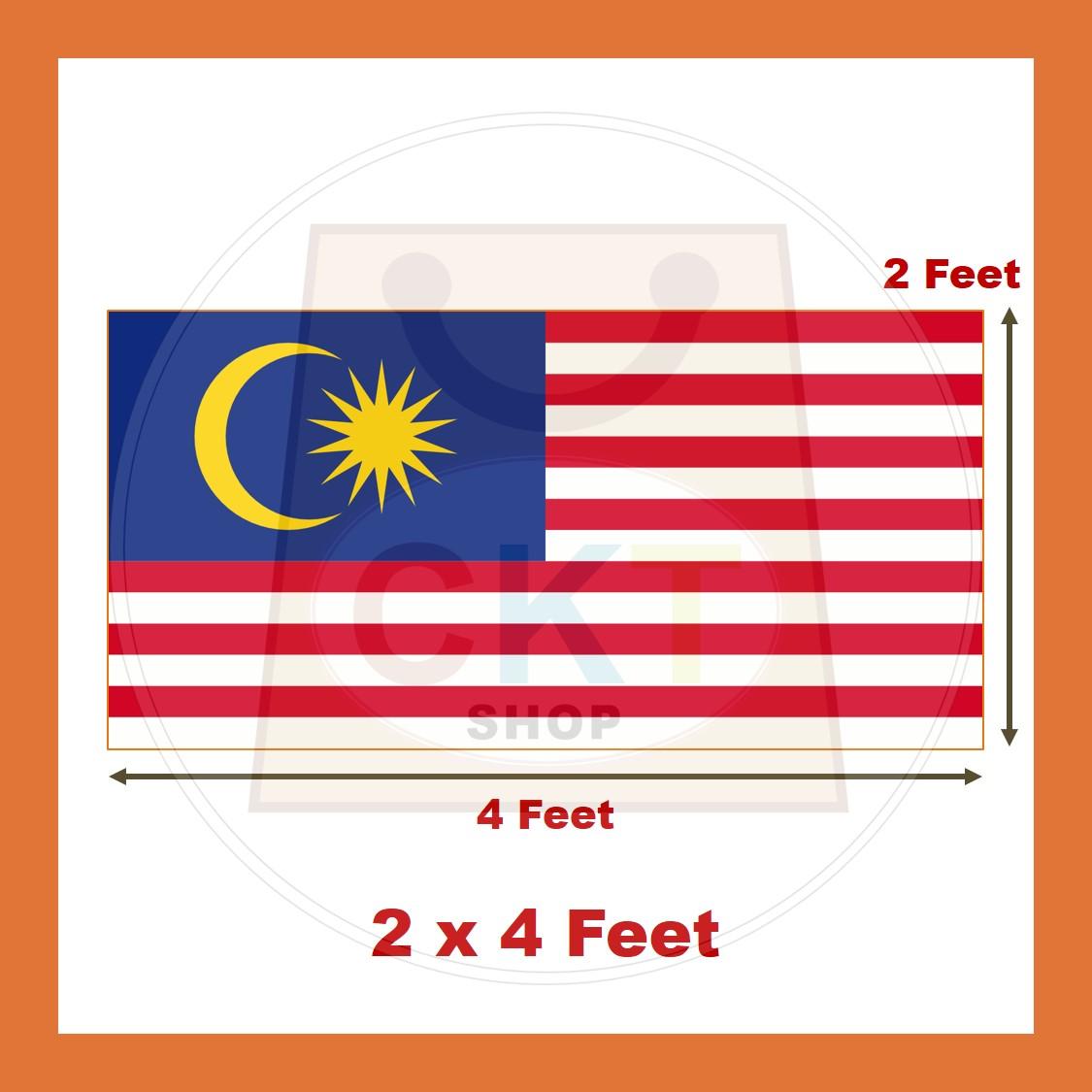 Bendera Malaysia Merdeka Bendera Tangan Bendera Gantung Malaysia Hand Flag 1pcs 15cm X 30cm Dari Shop Malaysia Hand Flag