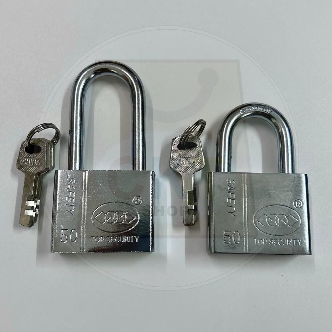 [READY STOCK] Gainer Security Padlock / Silver Lock / Mangga Kunci /  30mm 40mm 50mm 60mm 70mm