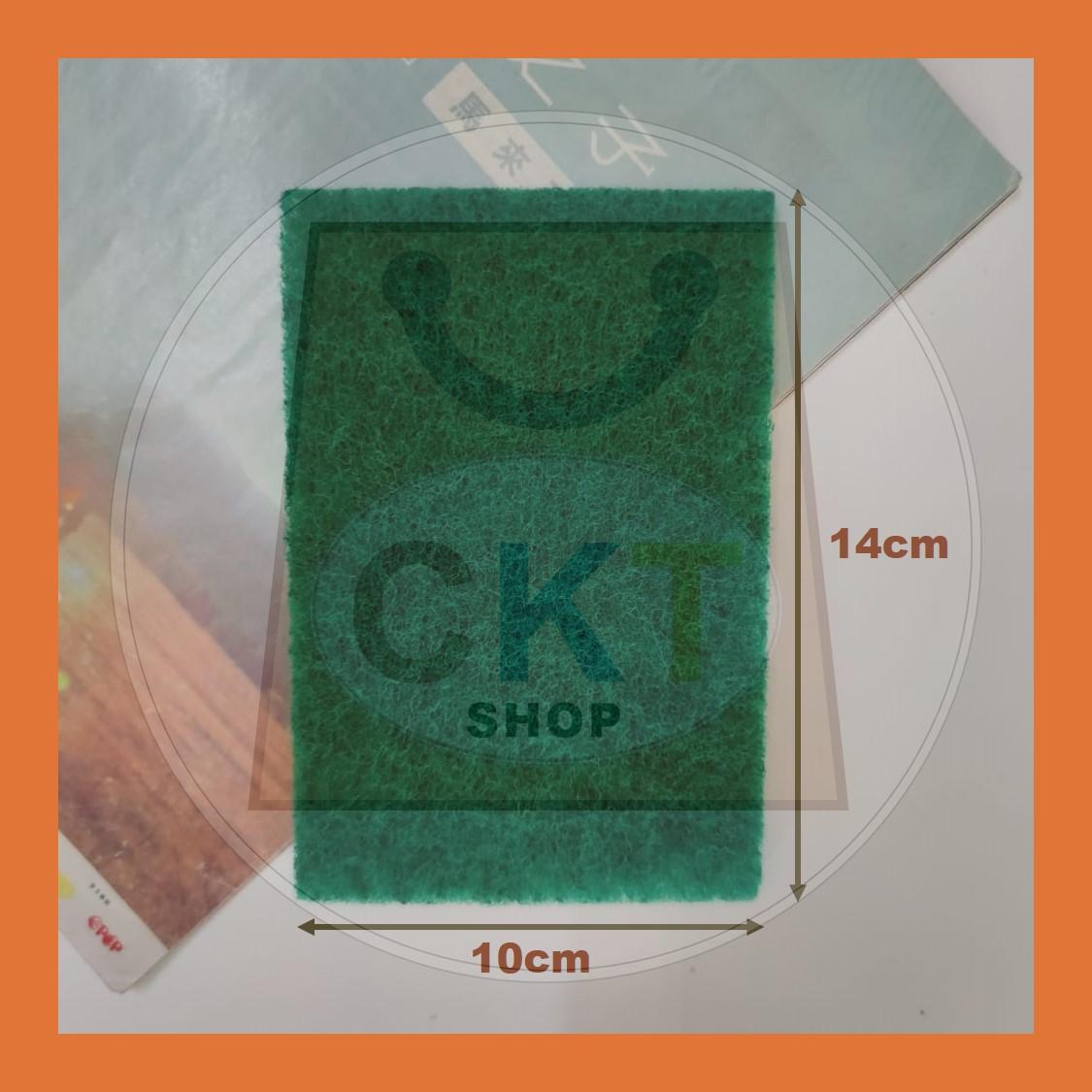 [READY STOCK] Multipurpose Cleaning Polishing Scrubbing Scouring Pads / Span Kain Cuci Pinggan Hijau 1's 3's