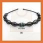 Women Men Unisex Black Hair Band Hairband Steel Metal Cekak Rambut Hitam Besi Gulung Spring Hair Band
