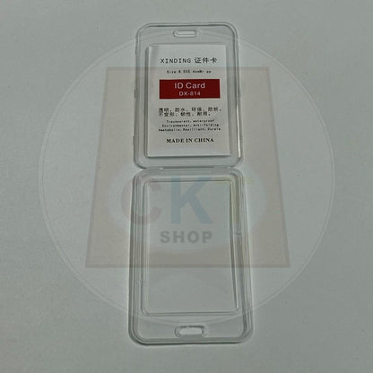 Badge Holder Transparent ID Card Holder IC Card Holder Bus Card Student ID Plastic Cards Cover Card Holder