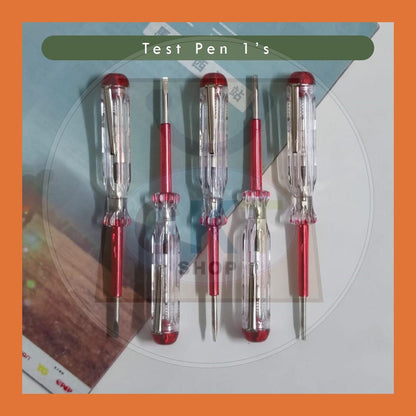 Professional Test Pen Pen Ujian Elektrik High Quality TEST light dan screw tak senang patah Flathead