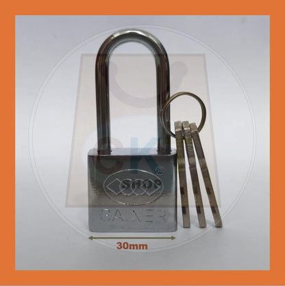 [READY STOCK] Gainer Security Padlock / Silver Lock / Mangga Kunci /  30mm 40mm 50mm 60mm 70mm