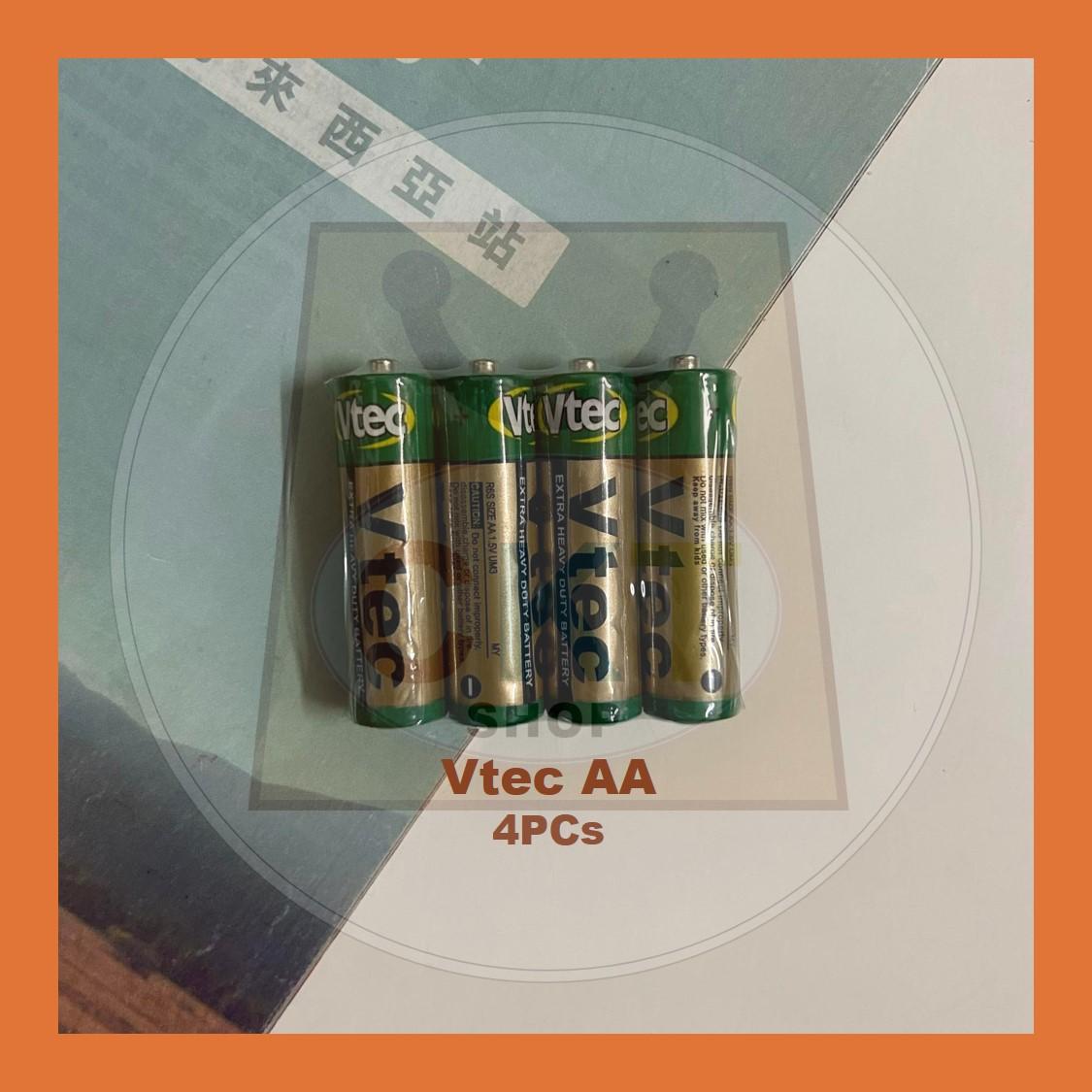 AA AAA Battery VTEC Extra Heavy Duty Bateri AA Kuasa Tinggi VTEC Battery TOCEBAL Bateri TOCEBAL