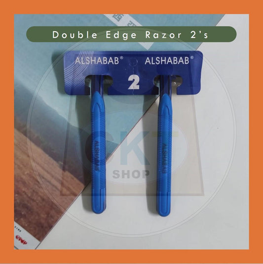 ALSHABAB Alshabab Twin Blade Razor / Pisau Cukur / 2PCs Set