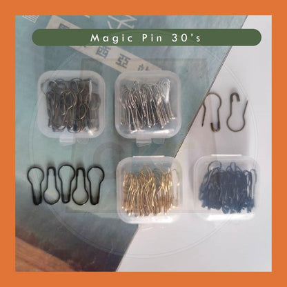 Magic Brooch Magic Pin Magic Pins Jarum Tudung Jarum Peniti Kerongsang Tajam Bentuk Pearl Pearl Shape