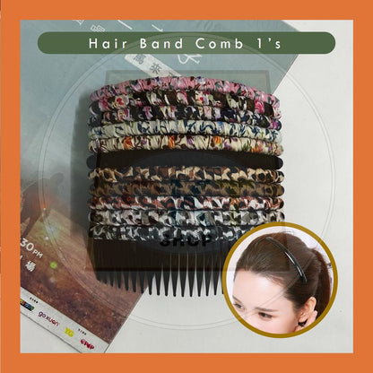 Invisible Headband Comb Black Head Pin Crown Baby Hair Non-Slip Bridal Penganting Rambut Sikat
