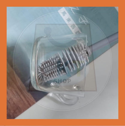 Silicone Cup Brush Cup Scrubber Glass Cleaner Kitchen Cleaning Tool Long Handle Drink Wineglass Bottle Glass Cup Brush