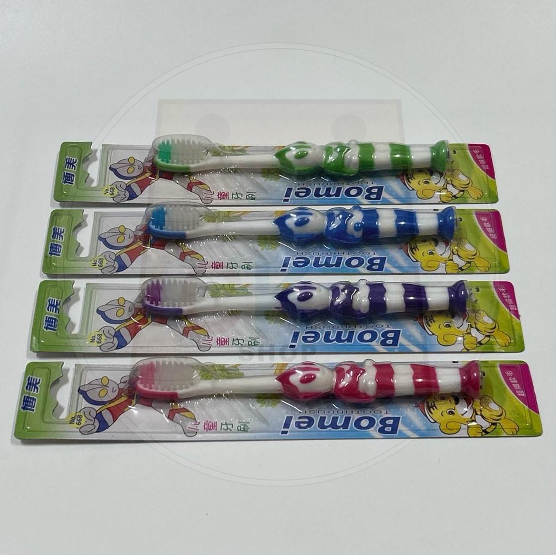 Bomei Kids Flexible Toothbrush Ultra Fine Bristles Dental Toothbrush Berus Gigi Tooth Brush  [READY STOCK]