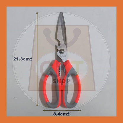Stainless Steel Scissors Multi Function Kitchen Bone Scissors Gunting Dapur Ikan [READY STOCK]