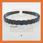 Hairband Plastic Black Headband Cekak Rambut Hitam Hair Band Female Male Unisex Black Hitam Premium Plastic Casual Daily Retro