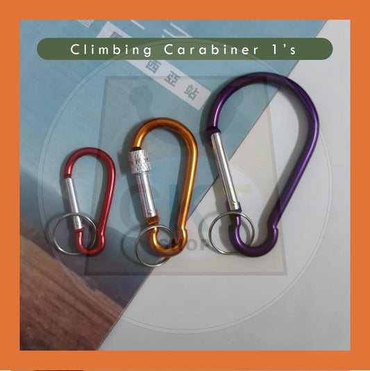 Aluminum Carabiner Buckle Clip Snap Hook Key Chain Clip Karabiner Outdoor Camping Keyring D-Ring Climbing Carabiner