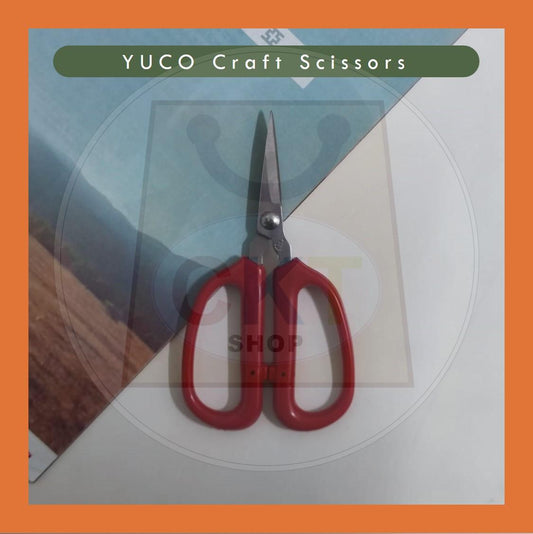 [READY STOCK] YUCO S/S Stainless Steel Craft Scissors Gunting Kraf Tangan Gunting Benang Snipper Gunting Kecil Gunting Taham Sharp Scissors