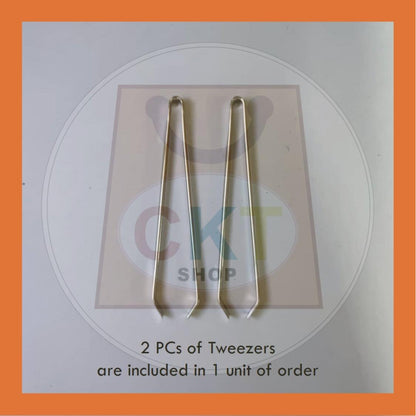 [READY STOCK] 2's Steel Tweezer / Sepit Janggut / Twizzer / Sepit Uban 75mm 3inch