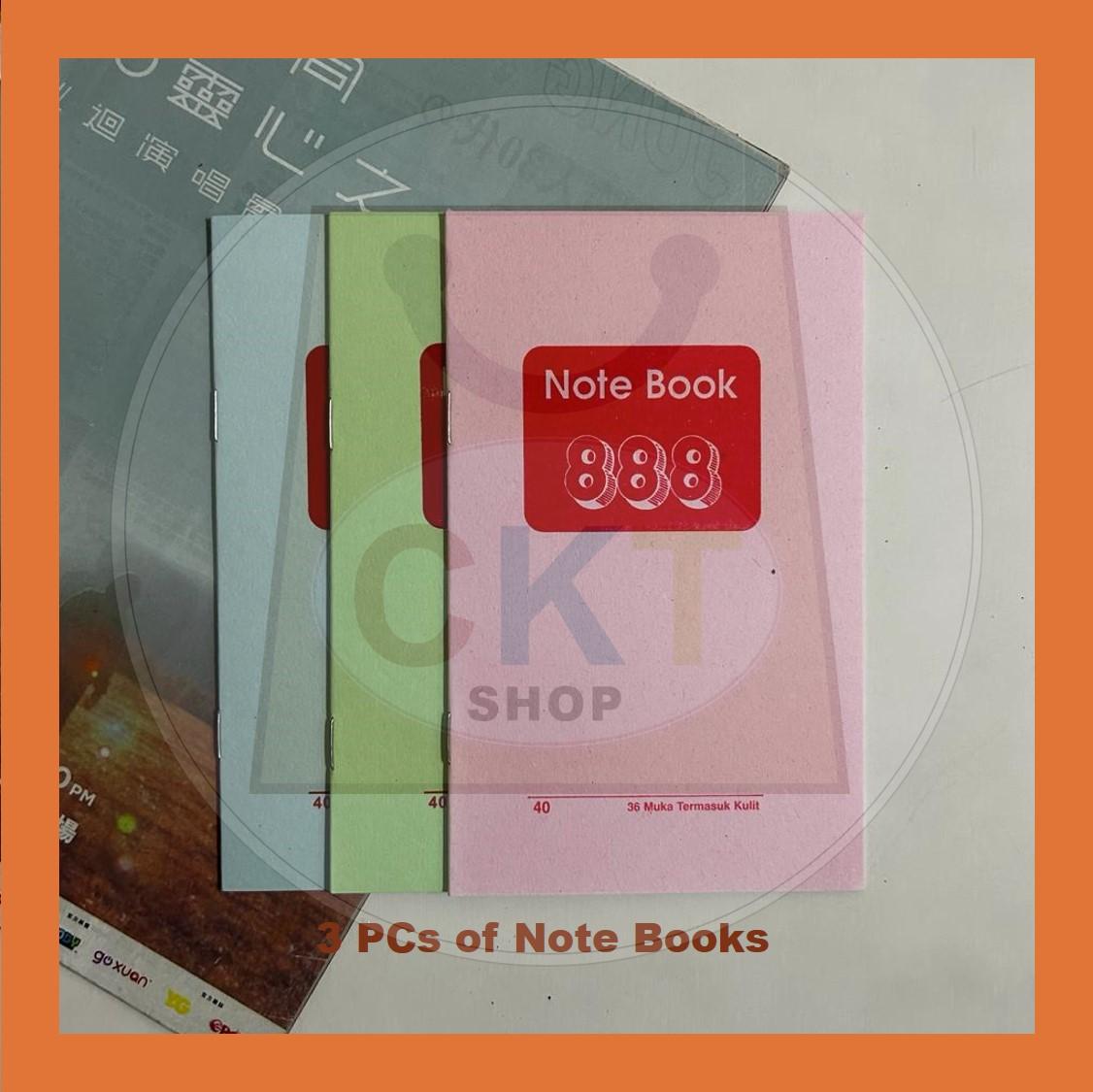 [READY STOCK] Note Book 555 888 / Buku Nota 555 888