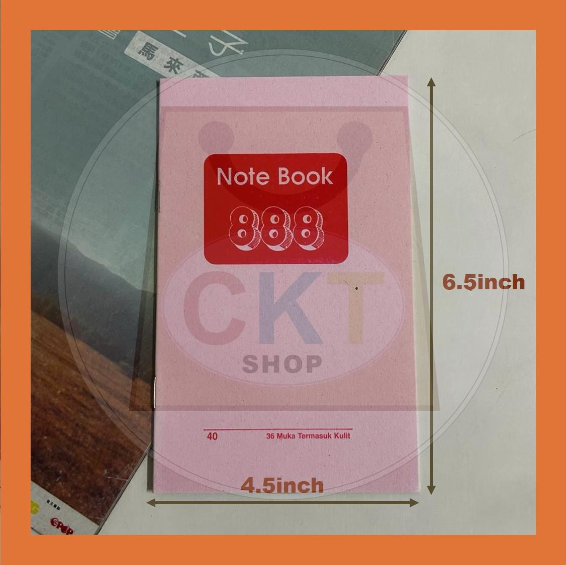 [READY STOCK] Note Book 555 888 / Buku Nota 555 888