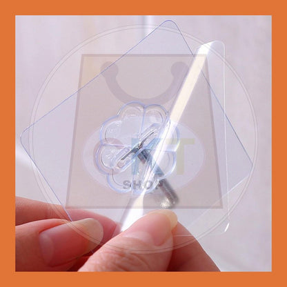 Adhesive Hook Magic Wall Hook Waterproof Transparent Strong Glue Kitchen Bathroom Cabinet Without Nails Strong Heavy