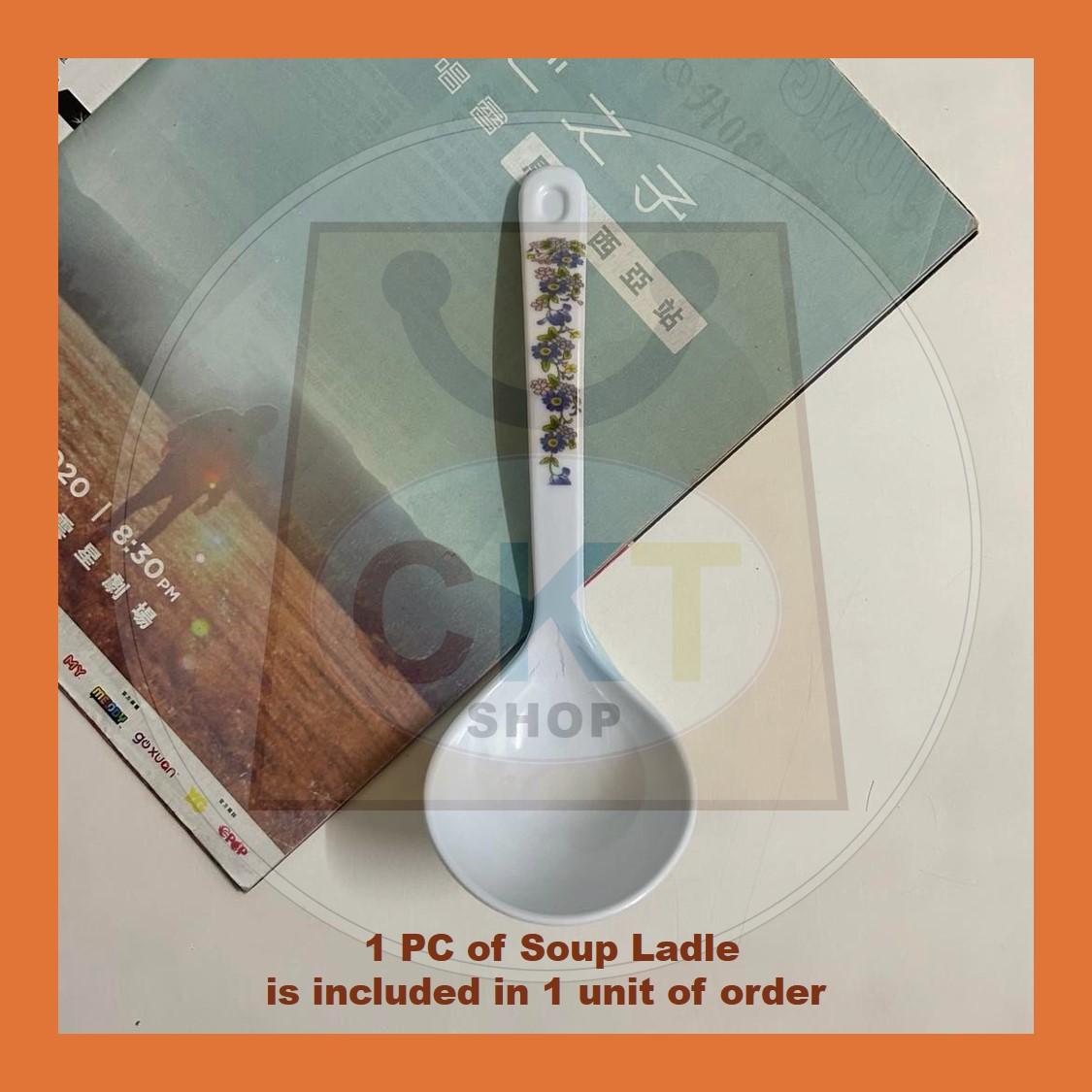 Doorgift Pengantin Doorgift Kahwin Doorgift Kenduri Kitchen Dapur 1s set Plastic Soup Ladle Soup Spoon Long Handle Porridge Spoon Ladle Tableware