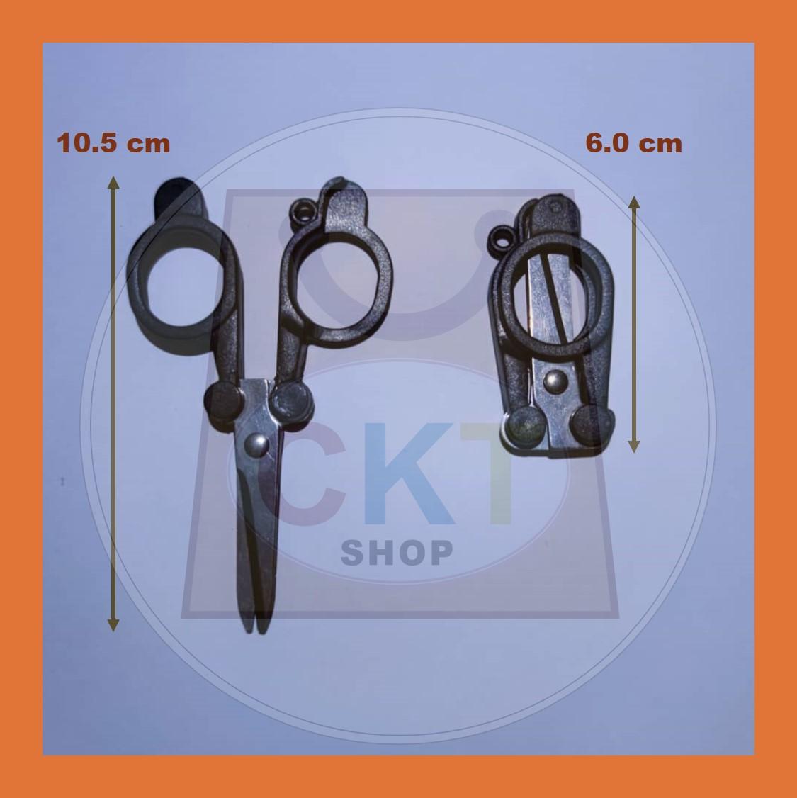 Travel Standard Steel Foldable Scissors Cut Office High Quality Gunting Lipat Small Folding Portable Scissors 6cm 10cm