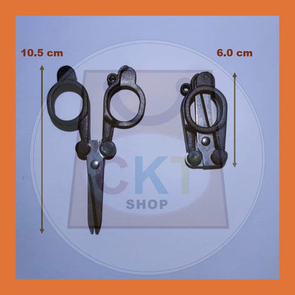 Travel Standard Steel Foldable Scissors Cut Office High Quality Gunting Lipat Small Folding Portable Scissors 6cm 10cm