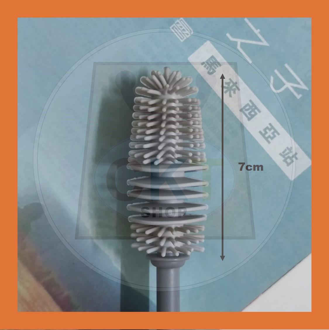 Silicone Cup Brush Cup Scrubber Glass Cleaner Kitchen Cleaning Tool Long Handle Drink Wineglass Bottle Glass Cup Brush