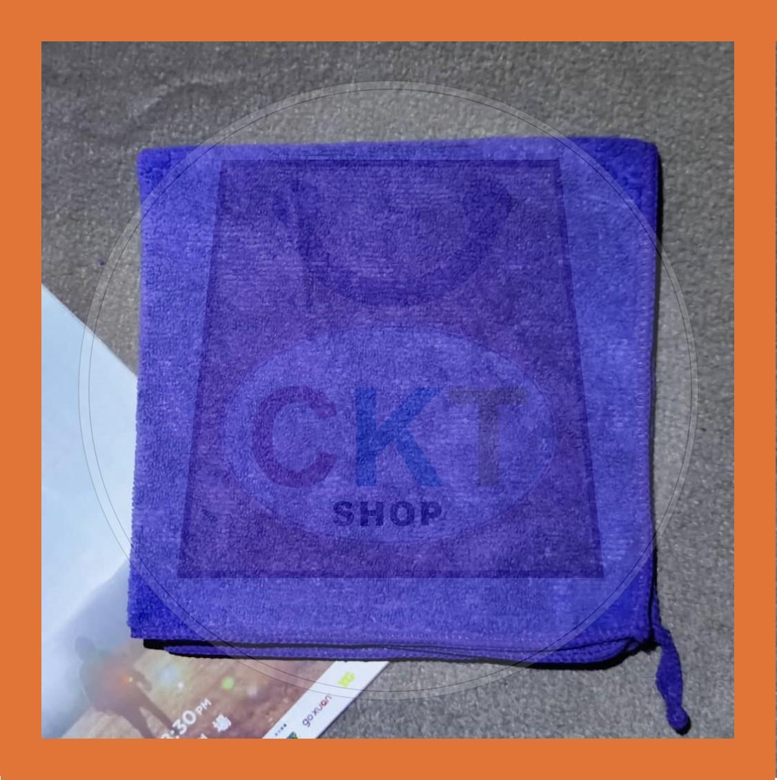 [READY STOCK] 40x40cm Car Cleaning Towel Plush Microfiber Wash Auto Care Wax Polishing Cloth Car Home Living Clean Wash